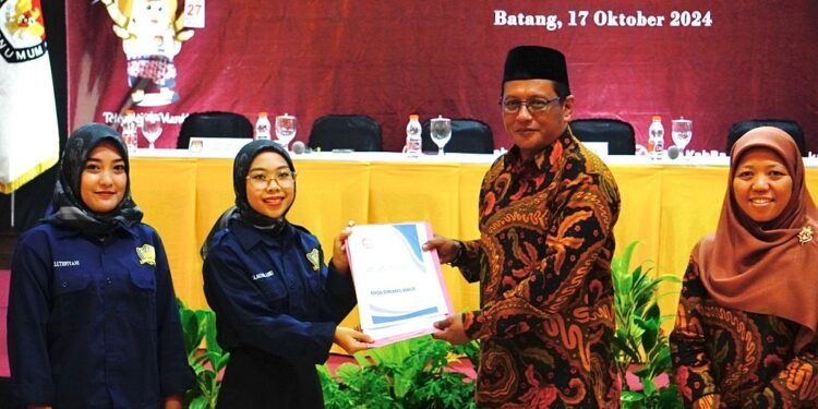 Jelang 40 Hari Pemungutan Suara, KPU Batang Dorong Pemilih Pemula Berpartisipasi Dalam Pilkada