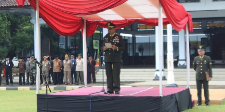 Dandim Batang Jadi Inspektur Upacara Dalam Peringatan Hari Pahlawan