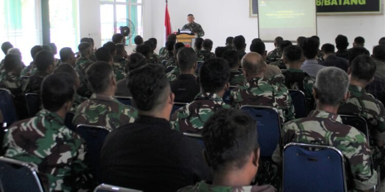 Jam Komandan Kodim 0736/Batang Tentang Penekanan Netralitas TNI dan Sosialisasi Aturan Perlibatan TNI Dalam Pemilu 2024