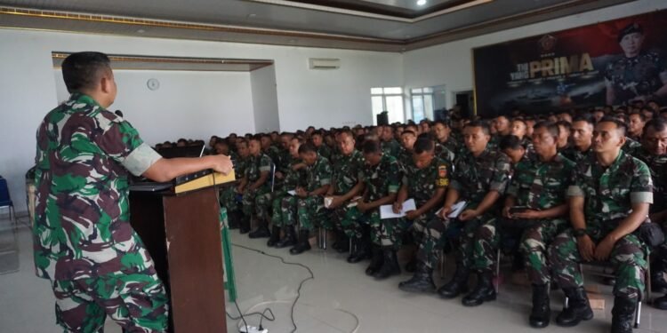 Jam Komandan Kodim 0736/Batang Tentang Penekanan Netralitas TNI dan Sosialisasi Aturan Perlibatan TNI Dalam Pemilu 2024