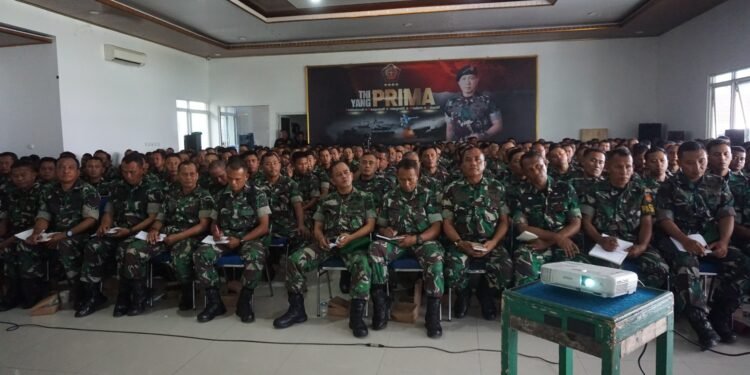 Jam Komandan Kodim 0736/Batang Tentang Penekanan Netralitas TNI dan Sosialisasi Aturan Perlibatan TNI Dalam Pemilu 2024