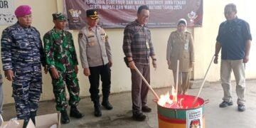 KPU Batang Musnahkan Surat Suara Pilkada 2024