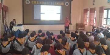 Nakes Bandar 1 Membekali Duta Sehat SMA Negeri 1 Bandar
