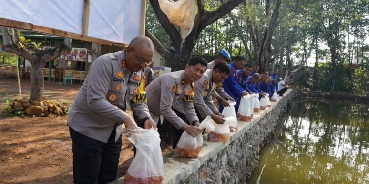 Manfaatkan Lahan Kosong, Polres Batang Sukseskan Program Ketahanan Pangan