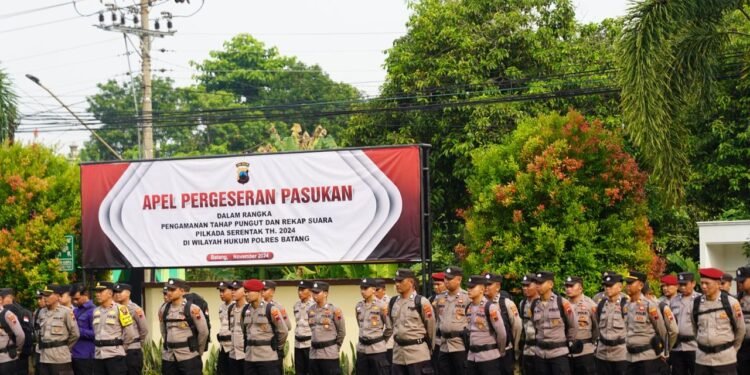 Kapolres Batang: Personel Pengamanan Pemilu Harus Humanis dan Profesional
