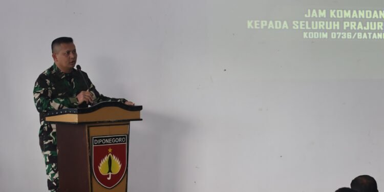 Dandim Ingatkan Prajurit Kodim 0736/Batang Hindari Pelanggaran Sekecil Apapun