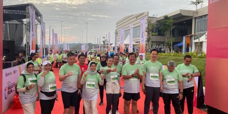 Industrial Run 2024 Sukses, Catat Peserta Lari Nikmati Pemandangan KITB