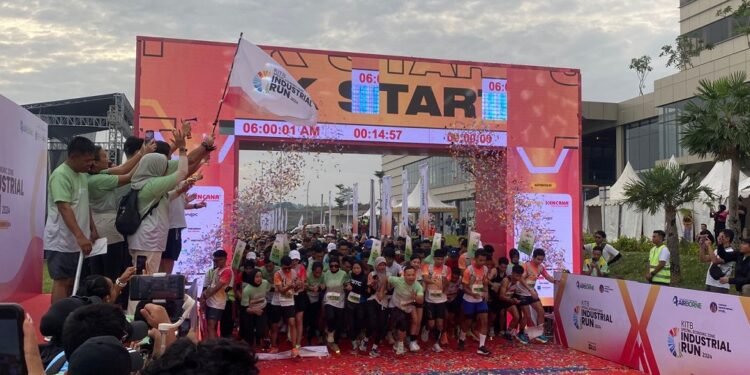 Industrial Run 2024 Sukses, Catat Peserta Lari Nikmati Pemandangan KITB