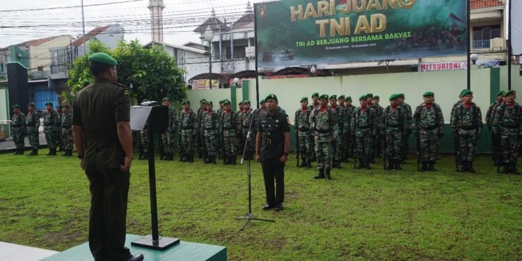 Peringati Hari Juang Kartika TNI-Ad Kodim Batang Gelar Upacara