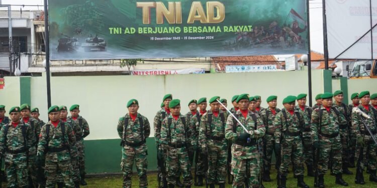 Peringati Hari Juang Kartika TNI-Ad Kodim Batang Gelar Upacara