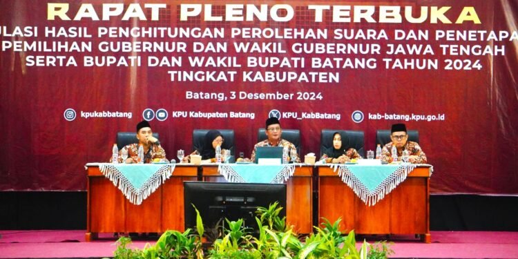 Tahap Rekapitulasi, KPU Klaim Tidak Ada PSU Pada Pilkada 2024 di Batang