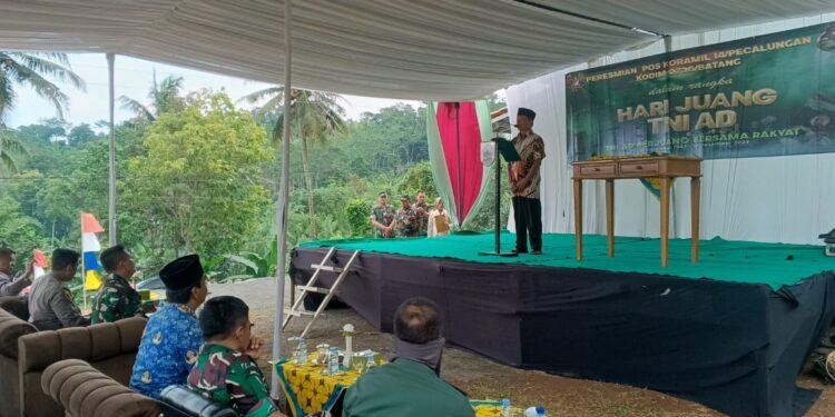 Bertepatan Dengan Hari Juang TNI-AD, Dandim 0736/Batang Resmikan Pos Koramil 14/Pecalungan