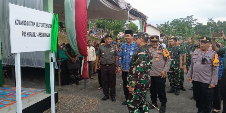 Bertepatan Dengan Hari Juang TNI-AD, Dandim 0736/Batang Resmikan Pos Koramil 14/Pecalungan