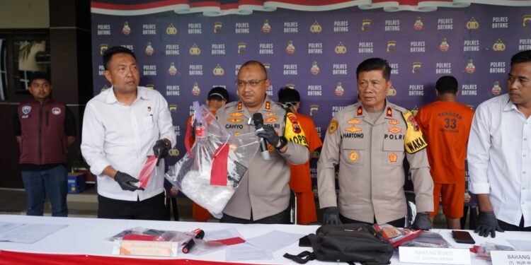 Ungkap Kasus Narkotika Golongan I, Polres Batang Tangkap Dua Pengedar Sabu