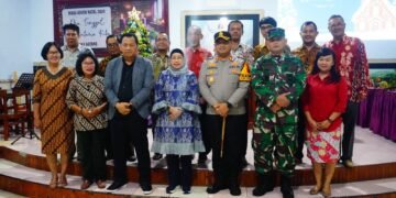 Malam Misa, Pj Bupati Batang Bersama Forkopimda Tinjau Perayaan Natal