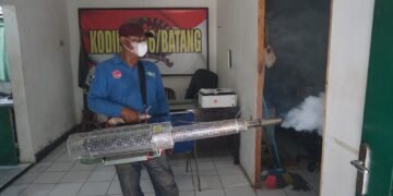 Cegah Demam Berdarah, Kodim 0736/Batang Lakukan Penyemprotan Fogging