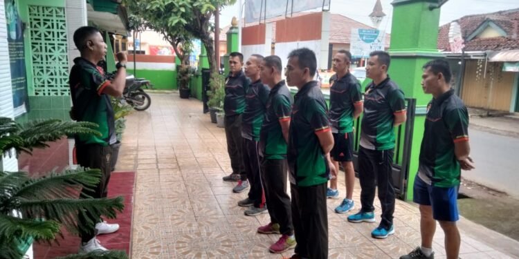 Jaga Stamina Kesehatan, Anggota Laksanakan Olah Raga Setelah Apel Pagi