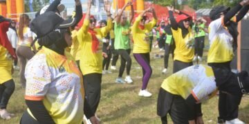 ASIAFI Dan ASKI Batang Apresiasi Kemenpora Terus Ajak Masyarakat Hidup Sehat dengan Senam