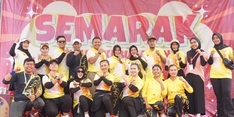 ASIAFI Dan ASKI Batang Apresiasi Kemenpora Terus Ajak Masyarakat Hidup Sehat dengan Senam