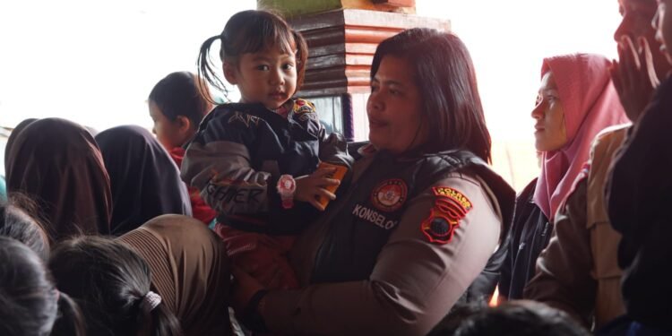 Pascabencana, Polres Batang Buka Layanan Trauma Healing