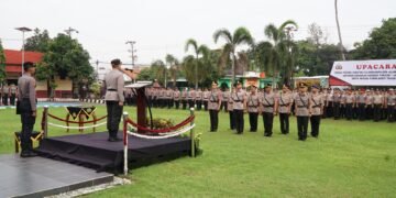 Serah Terima Jabatan dan Kenaikan Pangkat Warnai Awal Tahun di Polres Batang
