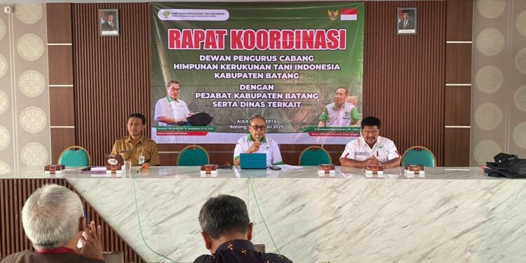 HKTI Canangkan Program Prioritas Untuk Ketahanan Pangan di Batang