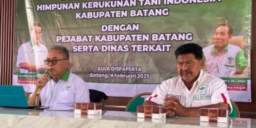 HKTI Canangkan Program Prioritas Untuk Ketahanan Pangan di Batang