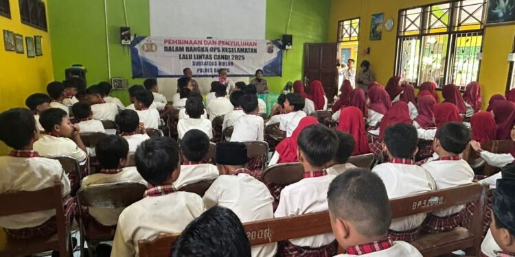 Ops Keselamatan Candi 2025, SDN Proyonanggan 5 Batang Sosialisasikan Melalui Subsatgas Binmas