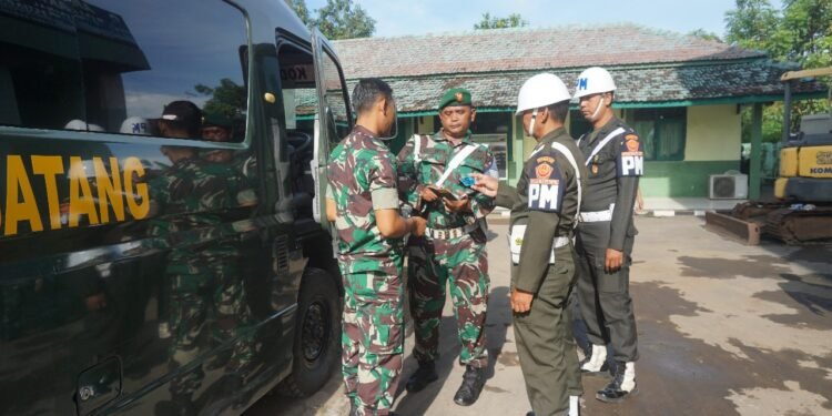 Subdenpom IV/1-2 Pekalongan Laksanakan Gaktib Dalam Satuan Kodim 0736/Batang