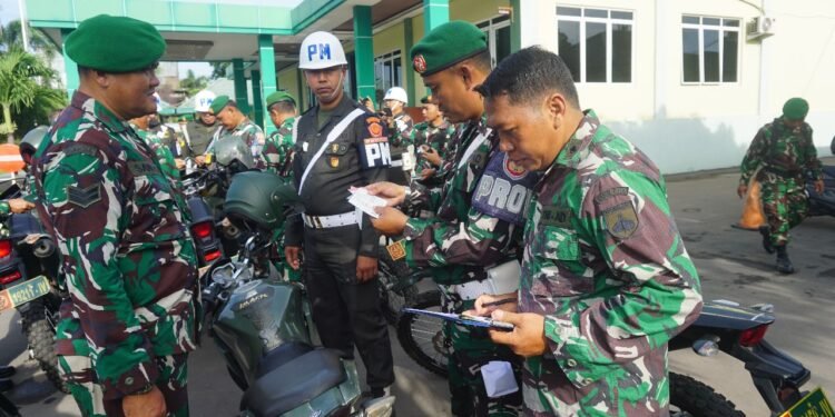 Subdenpom IV/1-2 Pekalongan Laksanakan Gaktib Dalam Satuan Kodim 0736/Batang