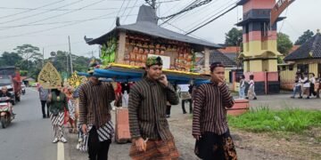 Tradisi Punggahan Ala Skansaka, Siswa Tampilkan Karakter Unik