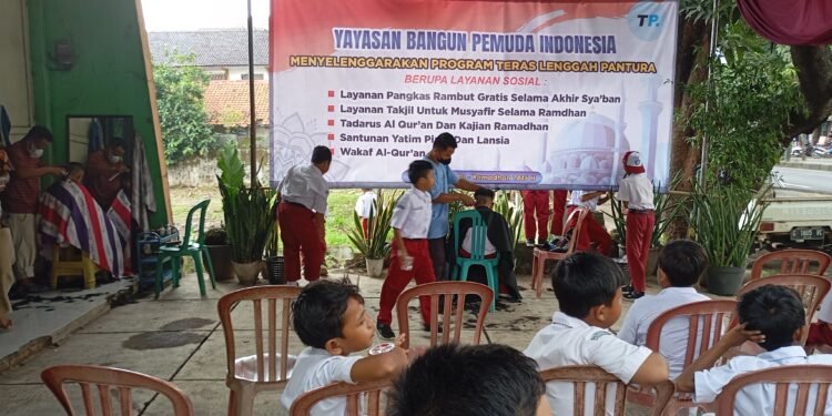 Yayasan Bangun Pemuda Indonesia Kabupaten Batang Gelar Tradisi Rutin Pangkas Rambut Gratis Selama 5 Hari Menjelang Ramadhan