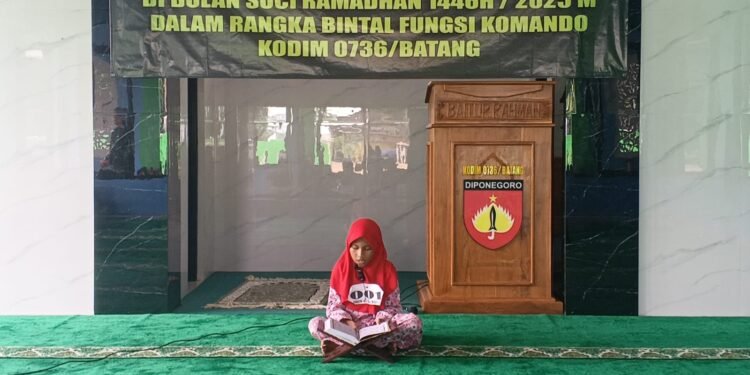 Sambut Bulan Ramadhan Kodim Batang Gelar Lomba Ceramah, Adzan, Baca Al Qur’an dan Hafalan Surat Pendek