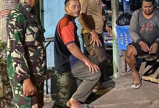 Marak Perang sarung, Babinsa Gringsing Patroli Keliling