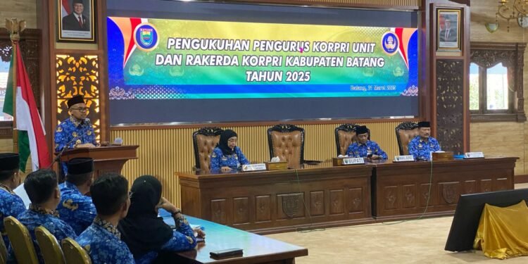KORPRI Batang Kukuhkan 94 Anggota Unitnya Jadi Organisasi Solid