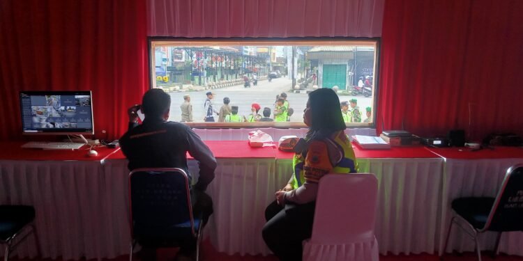 H – 3 Arus lalu lintas Di Jantung Kota Batang Aman Lancar Dan Terkendali