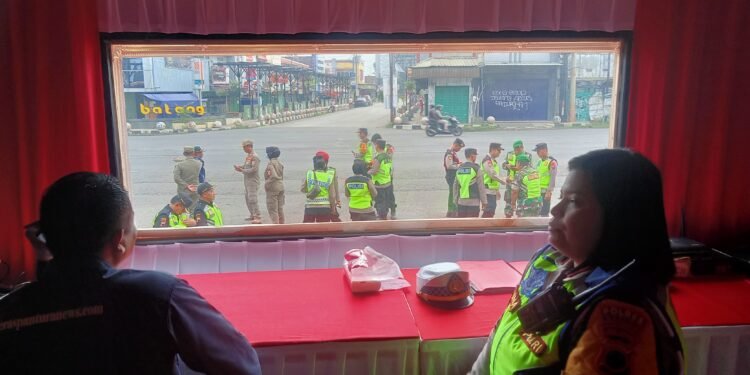 H – 3 Arus lalu lintas Di Jantung Kota Batang Aman Lancar Dan Terkendali