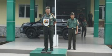 Dandim 0736/Batang Pimpin Apel Pemberangkatan Cuti Lebaran Gelombang Pertama