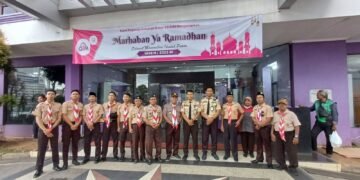 Aksi Pramuka Peduli, Awali Kegiatan Posko Lebaran Kwarran