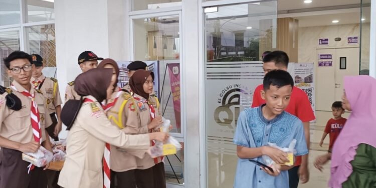 Aksi Pramuka Peduli, Awali Kegiatan Posko Lebaran Kwarran