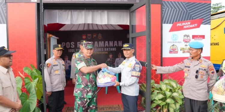 Dandim dan Kapolres Batang Dampingi Bupati Tinjau Rest Area 379