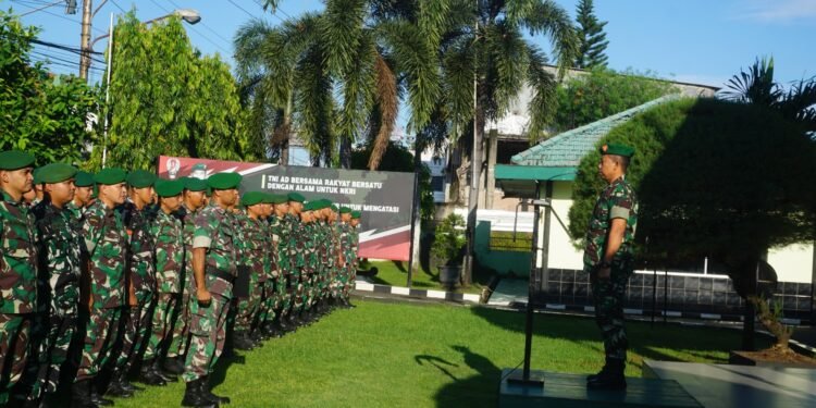 Kasdim 0736/Batang Pimpin Apel Kembali dan Pelepasan Cuti Lebaran Gelombang II