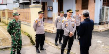 Kapolres Batang Turun Langsung Pantau Pengamanan Gereja Saat Peringatan Wafat Isa Almasih