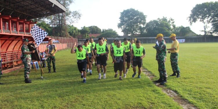Ukur Kemampuan, Ratusan Prajurit Kodim 0736/Batang Laksanakan Tes Garjas Periodik I