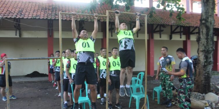 Ukur Kemampuan, Ratusan Prajurit Kodim 0736/Batang Laksanakan Tes Garjas Periodik I
