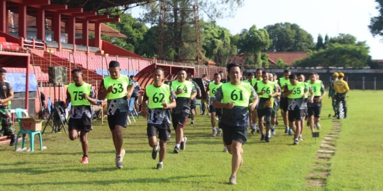 Ukur Kemampuan, Ratusan Prajurit Kodim 0736/Batang Laksanakan Tes Garjas Periodik I