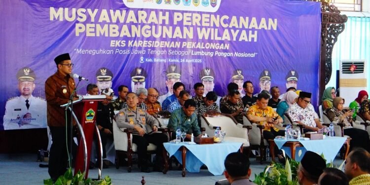 Musrenbangwil, Bupati Batang Usulkan 3 Program Untuk Sukseskan Ketahanan Pangan
