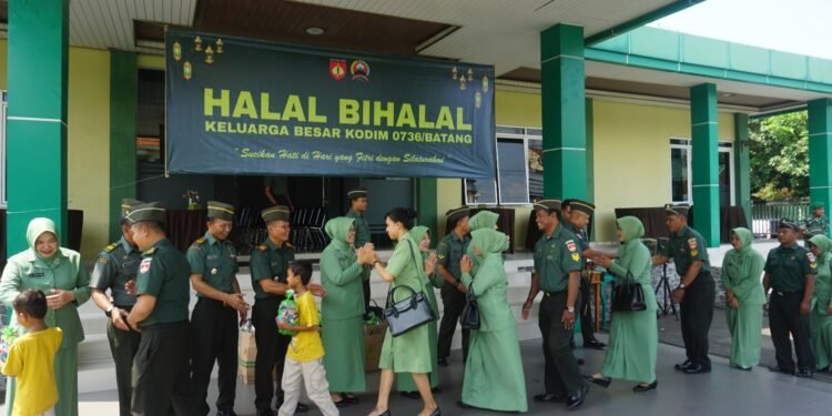 Kodim 0736/Batang Gelar Halal Bihalal, Pererat Silaturahmi di Momen Lebaran