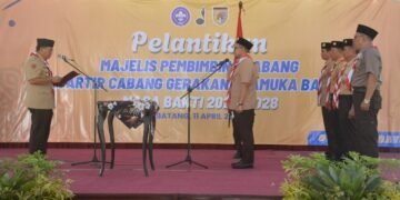 Dikukuhkan Kamabicab, Bupati Batang Upayakan Penguatan Fondasi Kepramukaan