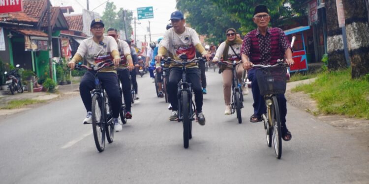Ngontel Bersama, Bupati dan Wakil Bupati Gaungkan Gaya Hidup Sehat